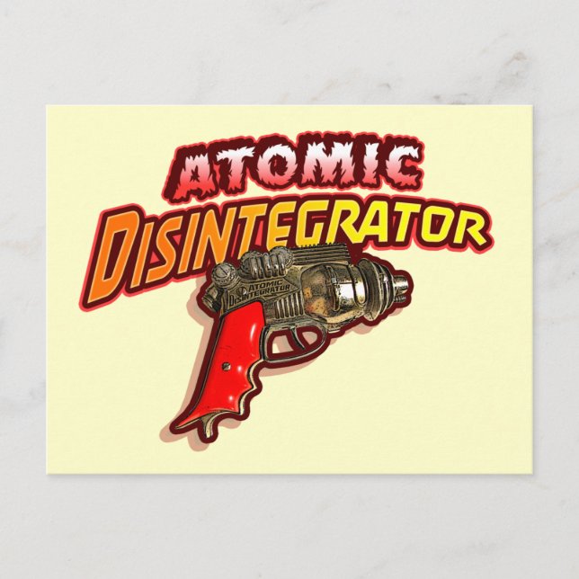 Atomic Disintegrator Postkarte (Vorderseite)
