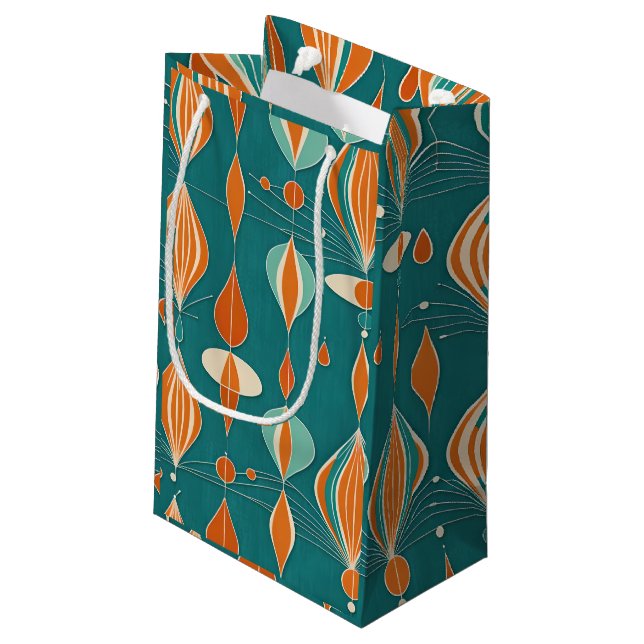 Atomic Drops Design Kleine Geschenktüte (Rückseite Schrägansicht)