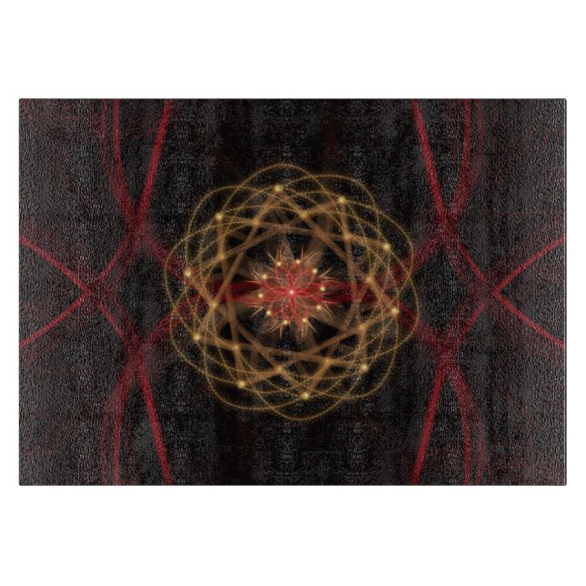 Atomic Fractal Burst Schneidebrett (Vorderseite)