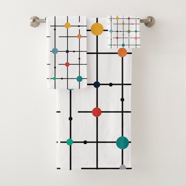 Atomic Grid Badhandtuch Set (Insitu)