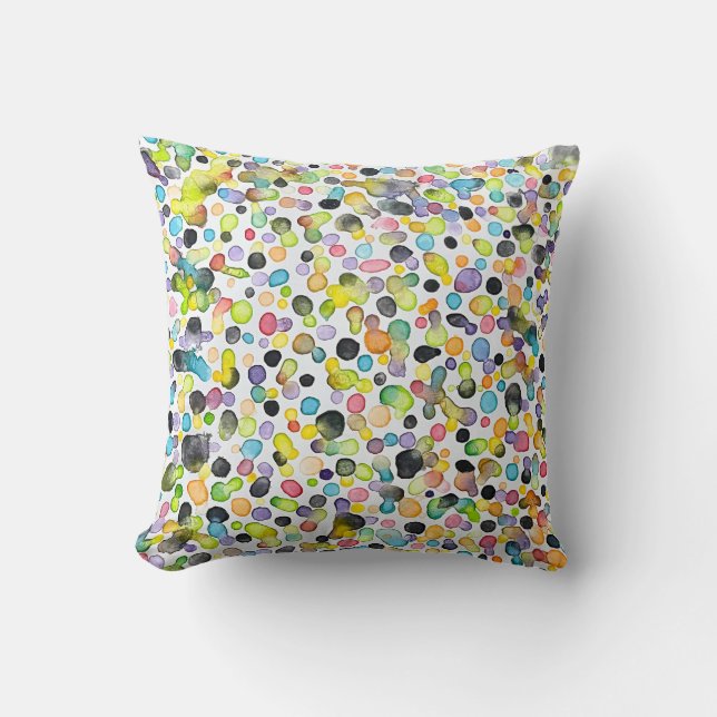 Atomic Gumdrops 16 x 16 Poly Throw Kissen (Vorderseite)
