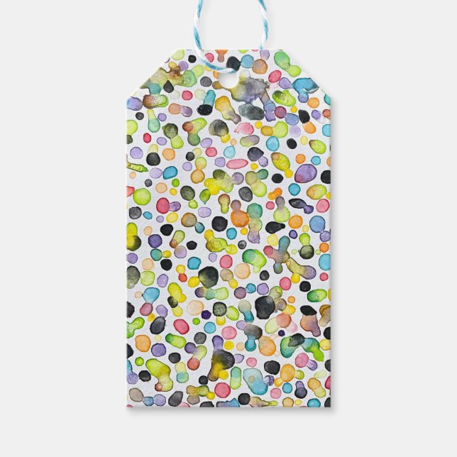 Atomic Gumdrops Gift Tags Geschenkanhänger (Vorderseite)