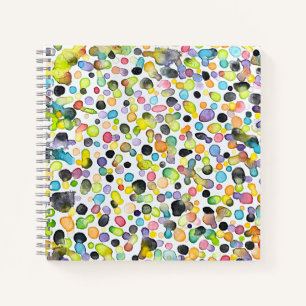 Atomic Gumdrops Square Notebook Notizbuch