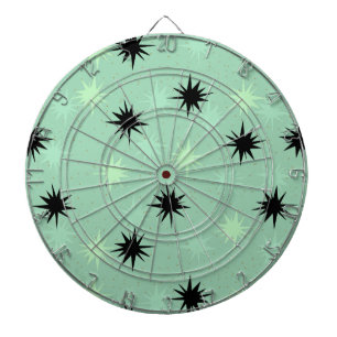 Atomic Jade & Mint Starbursts Igloo Dart Board Dartscheibe