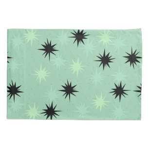 Atomic Jade & Mint Sternexplosionen Pillowcase Kissenbezug