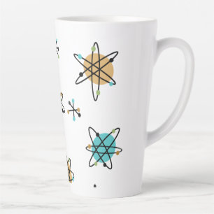 Atomic Latte Tasse Cup Mitte des Jahrhunderts