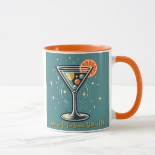 Atomic Martini Club Retro Futuristischer Cocktail Tasse