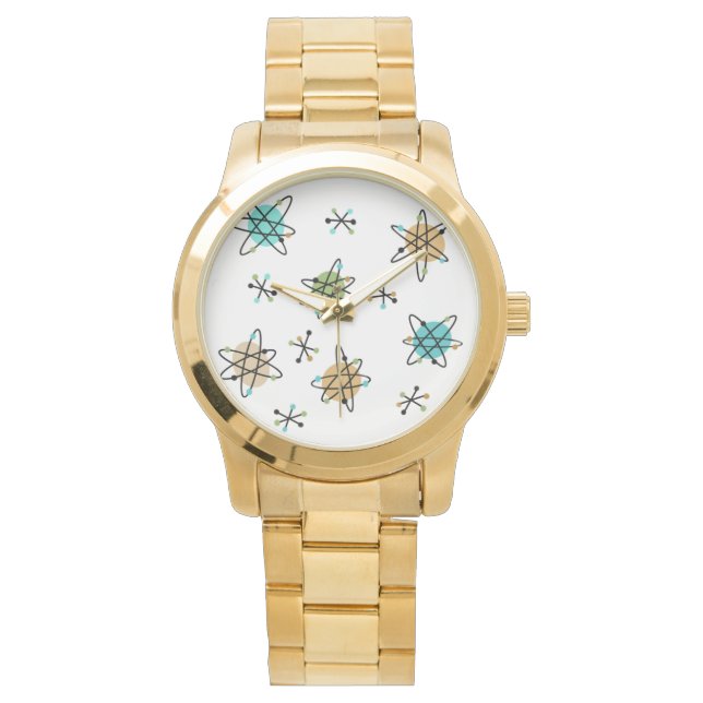 Atomic Men's Watch aus der Mitte des Jahrhunderts Armbanduhr (Vorderseite)