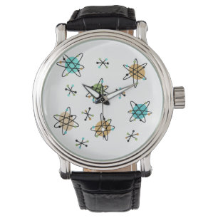 Atomic Men's Watch aus der Mitte des Jahrhunderts Armbanduhr