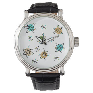 Atomic Men's Watch aus der Mitte des Jahrhunderts Armbanduhr