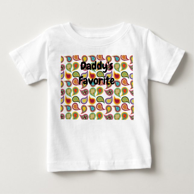 Atomic Paisleys Baby T-shirt (Vorderseite)