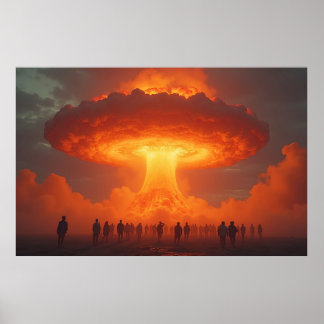 Atomic Sunrise Poster