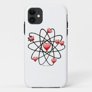 Atomic Valentine Red Hearts Case-Mate iPhone Hülle
