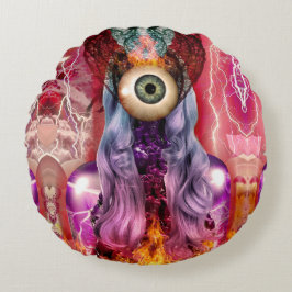 atomisch rundes kissen