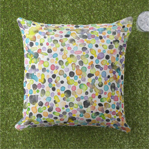 Atomische Gummibonbons 20 x 20 Outdoor-Kissen Kissen