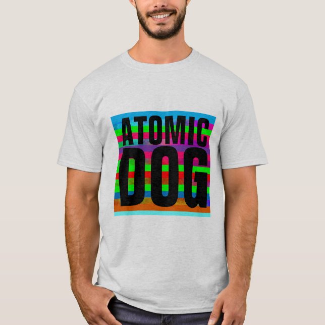 ATOMISCHE HUNDE VINTAGE T - SHIRT (Vorderseite)