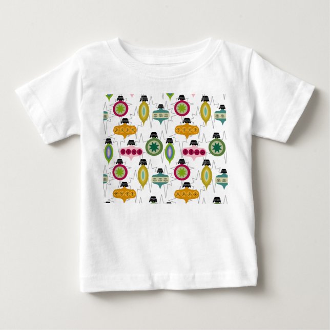 Atomische Ornamente Baby T-shirt (Vorderseite)