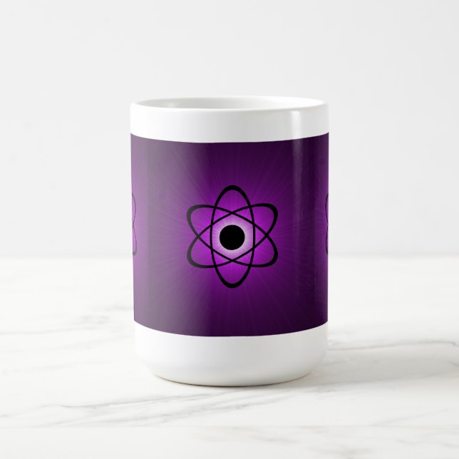 Atomische Tasse, Lila Kaffeetasse (Mittel)