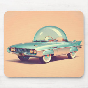 Atomistisches futuristisches Bubble-Blaster-Auto Mousepad