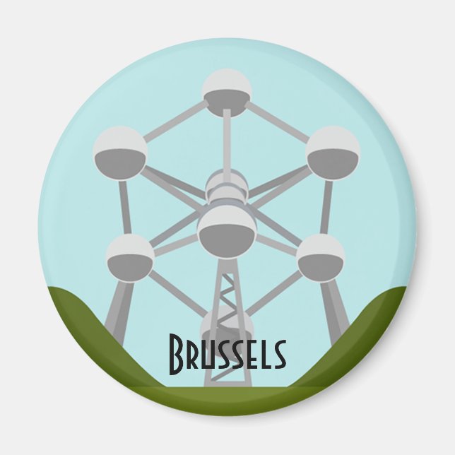 Atomium in Brüssel Magnet (Vorne)