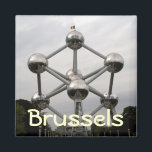 Atomium Magnet<br><div class="desc">Foto des Atomiums in Brüssel,  Belgien.</div>