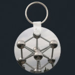 Atomium Schlüsselanhänger<br><div class="desc">Foto des Atomiums in Brüssel,  Belgien.</div>