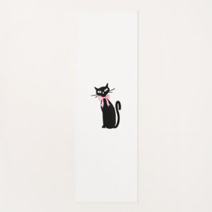 Atomkatze mit rosa Katzenkatze Girly Clean Girl Ki Yogamatte