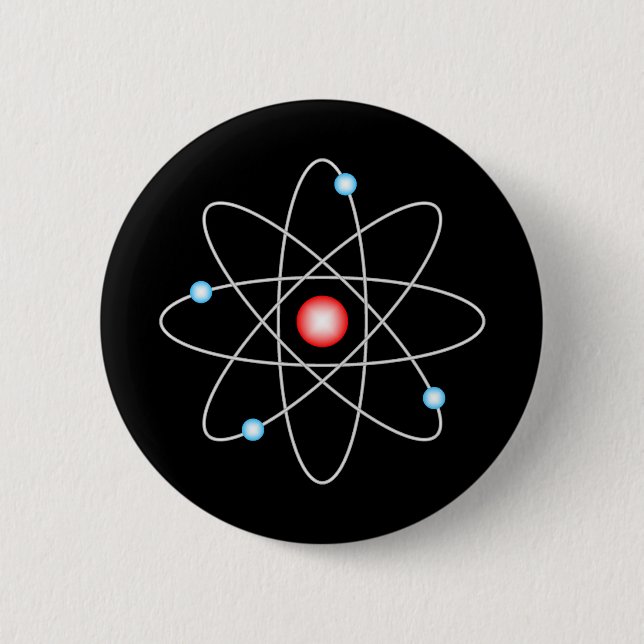 Atomknopf Button (Vorderseite)