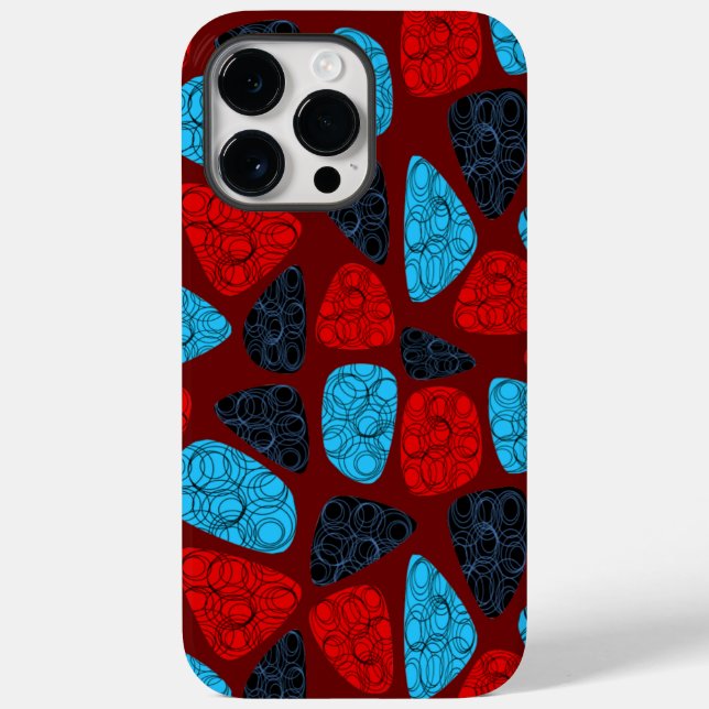 Atomkreismosaik Case-Mate iPhone 14 Pro Max Hülle (Rückseite)