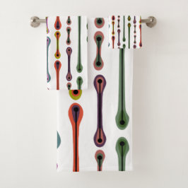 Atomlinien Badhandtuch Set