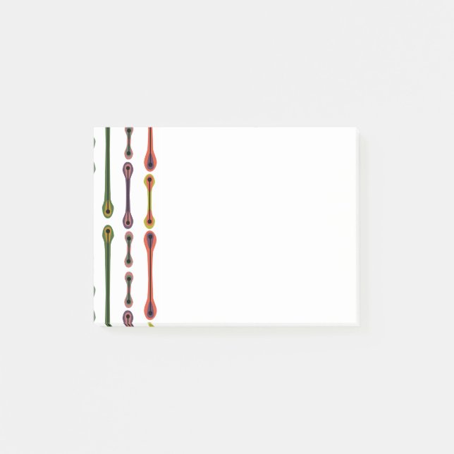 Atomlinien Post-it Klebezettel (Vorderseite)