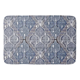Atomogee Blue Gray Modernes Bauernhaus Mitte des J Badematte