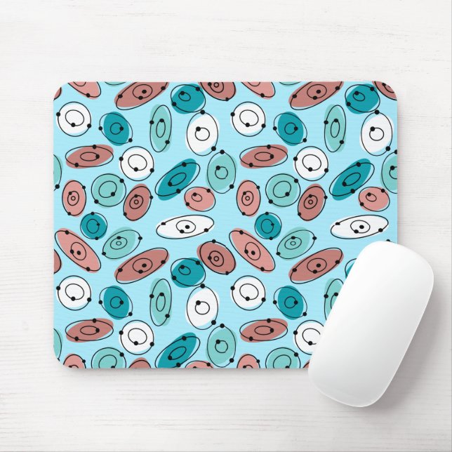 Atomovals Turquoise Mousepad (Mit Mouse)