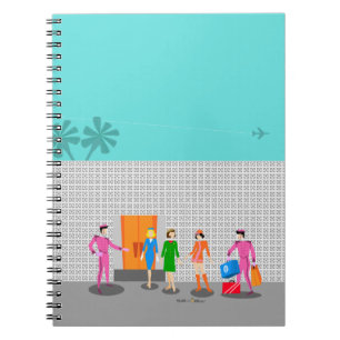 Atompalm Springs Spiral Foto Notebook Notizblock