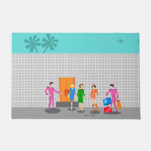 Atompalmensprings Stewardess Party Door Mat Fußmatte