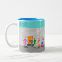 Atompalmsprings Stewardess Party Tasse