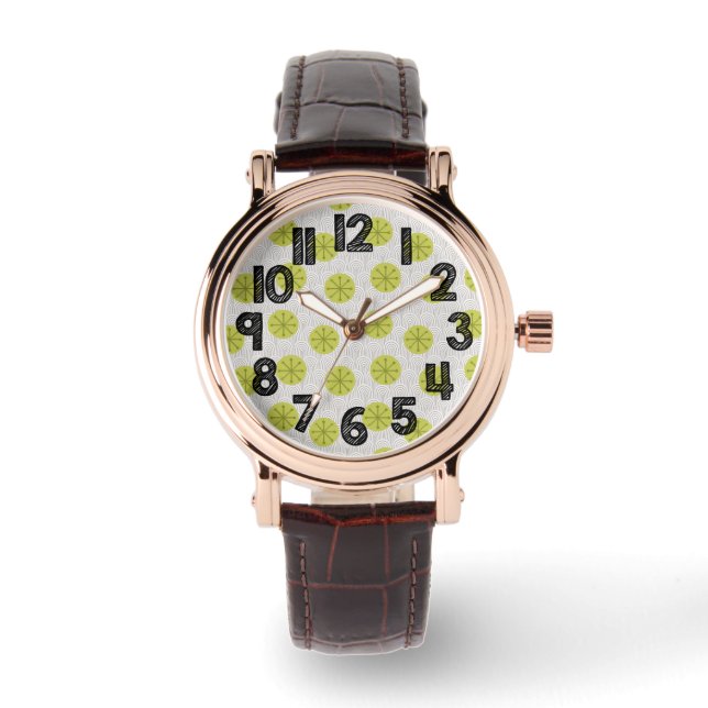 Atompinwheels Armbanduhr (Vorderseite)