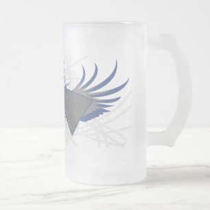 AtomRev Frosted Glass Mug Mattglas Bierglas