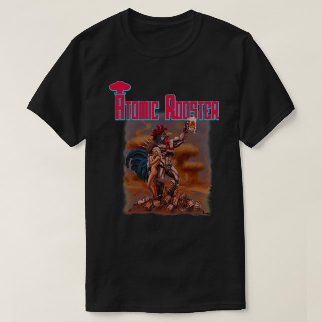 ATOMROOSTER (Mittelalter) T-Shirt (Design vorne)