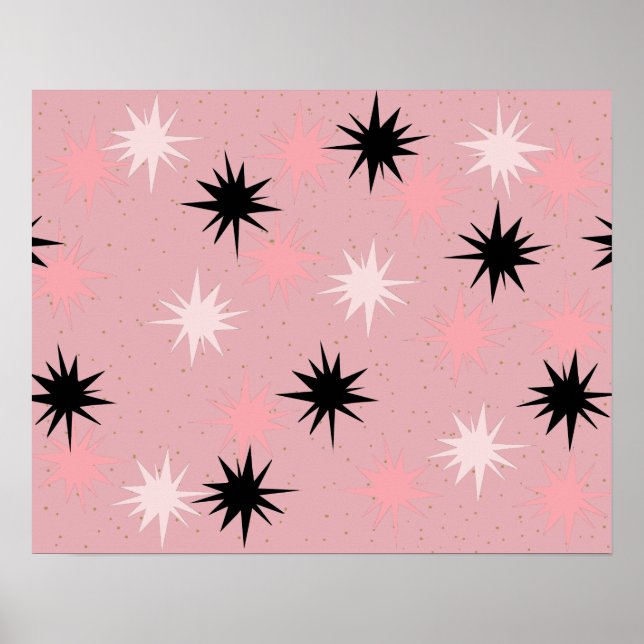 Atomrosa Sternexplosionen Poster (Vorne)
