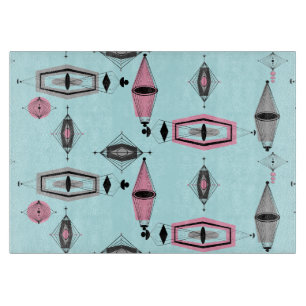 Atomrosa- und Graumuster-Schnittplatine Schneidebrett