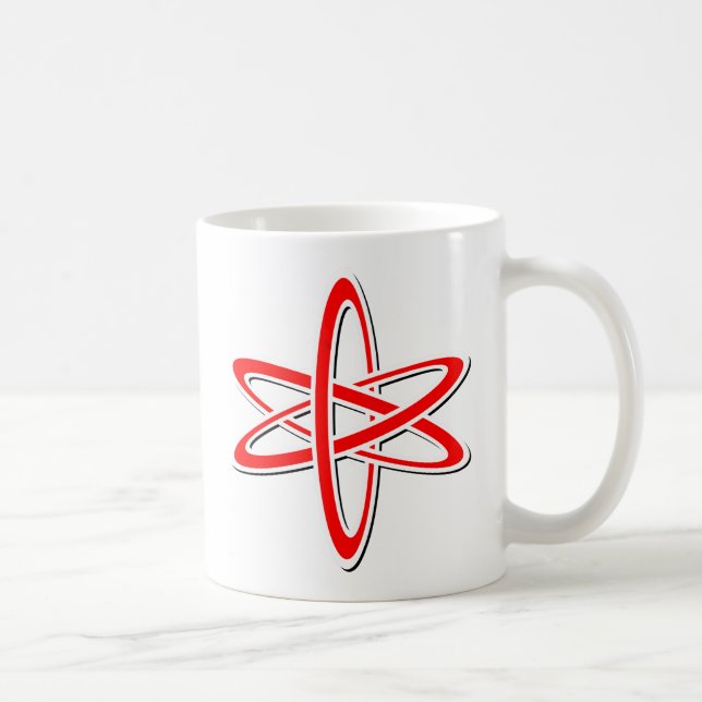 Atomrot Kaffeetasse (Rechts)
