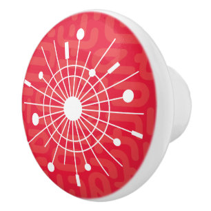 Atomschneeflocke Sternexplosion Sputnik MCM Keramikknauf