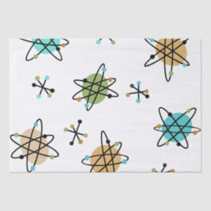 Atomspulpapier aus der Mitte des Jahrhunderts Seidenpapier