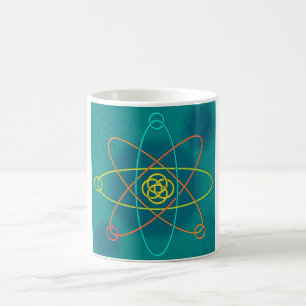 Atomstruktur Kaffeetasse