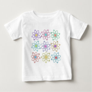 Atomstrukturmuster Baby T-shirt