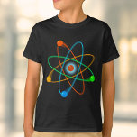 Atomstrukturwissenschaft T-Shirt<br><div class="desc">Ein cooles,  trendiges und lustiges,  wissenschaftlich inspiriert Design,  das allen Wissenschaftlern,  Wissenschaftslehrern,  Wissenschaftsschülern,  kurz,  jedem Wissenschaftsfreak in Ihrem Leben (und das schließt Sie ein) ein großes Geschenk macht! Design: Science Geekness© unter http://www.zazzle.com/sciencegeekness*</div>