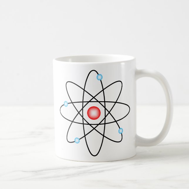 Atomsymbol Kaffeetasse (Rechts)