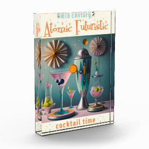 Atomukleumentwicklungszeit aus dem Mittelalter Fotoblock