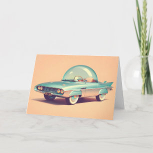 Atomwaffenfuturistisches Blasen-Blaster-Auto Karte
